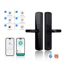 Hochwertiges Fingerabdruck-Schloss mit Zylinder, Smart Door Lock mit Tuya WIFI TTLock App, Passwort und Fingerabdruck, zum Fabrikpreis