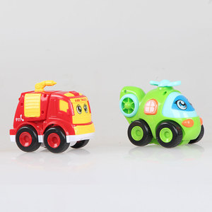 Juego <span class=keywords><strong>de</strong></span> coches <span class=keywords><strong>de</strong></span> <span class=keywords><strong>juguete</strong></span> <span class=keywords><strong>de</strong></span> inercia <span class=keywords><strong>de</strong></span> dibujos animados <span class=keywords><strong>de</strong></span> camión <span class=keywords><strong>de</strong></span> bomberos para bebés, material ABS, mini coches al por mayor <span class=keywords><strong>BJ</strong></span> - Product Image 2