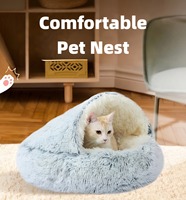 Winter Warm Shell halb geschlossenes Katzen nest Haustier Katzen bett