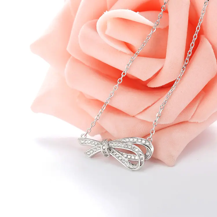 Imported Korea Silver Necklace 925 Sterling Chain Jewelry Necklace For Valentines Day Jewelry