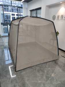 Carpa Plegable de Protección EMF Urgarding Hecha con Tela Metálica, <span class=keywords><strong>Mosquitera</strong></span> para Cama con Capa Inferior de Protección EMF - Product Image 2