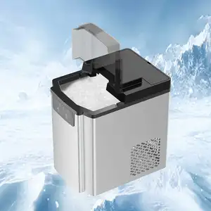 Yüksek kaliteli tezgah nugget buz makineleri taşınabilir yapma makineleri mini kompakt kendini temizleme ev 12v otomatik küçük