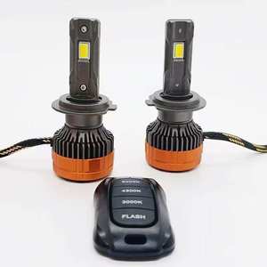 Faro Delantero Universal para Automóvil de Alta Potencia de 150 W con Luces LED Intermitentes de Tres Temperaturas de Color y Control Remoto - Product Image 6