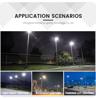 Lampadaire de module led extérieur de haute qualité 50w 100w 150w 200w 250w tennis boîte à chaussures lampes doubles