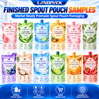 Machine automatique de remplissage et de bouchage de sachets préformés pour sauces, miel, crèmes, désinfectants pour les mains, gels douche, shampoings, liquides et lotions corporelles
