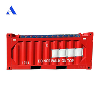 Conteneur Offshore Demi-Hauteur à Toit Ouvert Souple de 3 Mètres (10 pieds) Certifié LR, Norme DNV 2.7-1 ISO 10855, Fabriqué à Dalian Qingdao