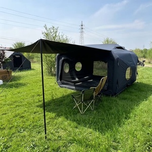 Grande tente cabine en toile TC de <span class=keywords><strong>10</strong></span> mètres carrés, respirante, multi-fenêtres, gonflable, pour utilisation en <span class=keywords><strong>camping</strong></span> en plein air - Product Image 1