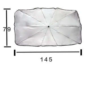 Ô che nắng ô tô gấp gọn, chống tia UV, chất liệu 190T, che chắn kính chắn gió phía trước xe hơi, dành cho trẻ em, xe tải, túi PE, họa tiết hình học - Product Image 4