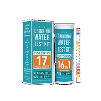 Kit d'analyse de la qualité de l'eau 17-en-1 : Bandelettes de test pour la détection de NO, PH 6.2-8.4, et test de bactéries pour la sécurité de l'eau du robinet