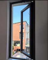 Ventana Corredera Horizontal de Aluminio Moderna con Colores Personalizables, Aislamiento Térmico, Resistente a Huracanes, Vidrio Templado Doble Low-E