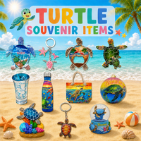Globe à eau personnalisé avec logo, souvenir de Floride, globe à neige en résine avec manatee