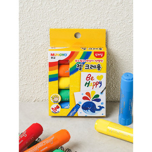 Mungyo 5-<b>Packs</b> of Gel Crayons <b>Oil</b> <b>Pastel</b> Plastic Wax Crayons Set and Loose Packaging Paraffin Wax Bath Crayons - Product Image 1