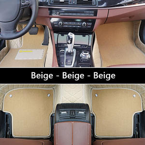 <span class=keywords><strong>Tapis</strong></span> de voiture double couche anti-poussière imperméable 5D 6D 7D <span class=keywords><strong>Tapis</strong></span> de sol en cuir durable en soie pour voitures - Product Image 4