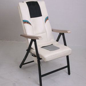 KS Massage Recliner Chair Foldable Neck Hip Massage Home Use Living Room Balcony Beach Chair Beige Blue Black Plug In - Product Image 1