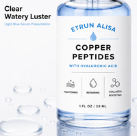 Sérum pour le soin de la peau du visage ETRUN ALISA, marque privée, anti-rides, ridules, taches de vieillesse, sérum pour le visage au peptide de cuivre GHK-Cu bleu