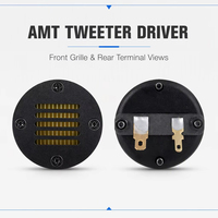 Samtronic Speaker Tweeter Mobil, Kualitas Tinggi Planar Transduser AMT Pita Tweeter Raw Driver Air Motion Transformer Mobil Tweeter Speaker