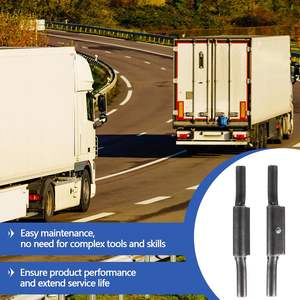 Charnières de porte de remorque robustes 1 po x 10 po, style industriel, en acier brut, avec raccord de graissage pour applications de soudage - Product Image 5