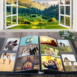 <span class=keywords><strong>Album</strong></span> <span class=keywords><strong>photo</strong></span> en cuir PU blanc, 10x15cm, 400 photos, de mariage - Product Image 5
