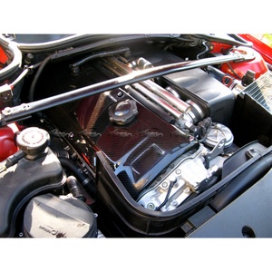 Styling automobile 1998 - 2004 pour BMW E46 M3, couvercle de moteur en fibre de carbone, finition brillante, accessoires de voiture - Product Image 1