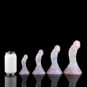 FAAK Female Masturbation Flexible <b>Dildo</b> Anal Plug Liquid Silicone Body Safe Sex Toys Cute <b>Dildo</b> for Beginner - Product Image 3
