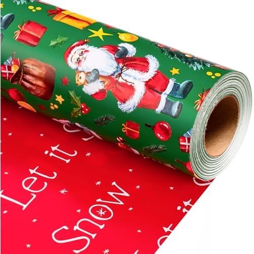 Green - Christmas Tree and Santa Claus