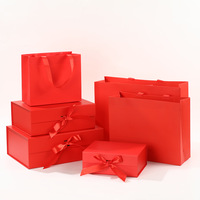 Boîte cadeau pliable en carton rigide noir mat de luxe avec logo personnalisé de qualité supérieure, fermeture magnétique vide