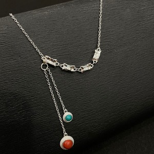 Collier fait main de style ethnique mongol, design <span class=keywords><strong>Shaga</strong></span> spécial, bijoux personnalisés chics - Product Image 1