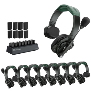 Hollyland Solidcom Se Pro 1.9ghz Team Talk 1312ft/400m Transmission Range Dual-mic Noise Cancellation Support 11 Users Abs - Product Image 1
