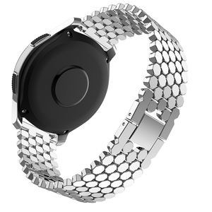 Repuesto de correa de reloj de acero inoxidable, 22mm, para <span class=keywords><strong>Huawei</strong></span> <span class=keywords><strong>GT</strong></span> 2 46mm y Samsung Galaxy Watch 46mm - Product Image 5