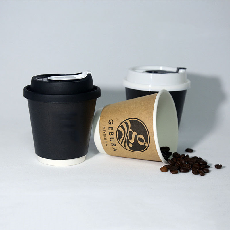 Kingwin Customizable Logo Design Disposable Paper Cups For Takeaway Food Tea And Coffee For Mineral Water