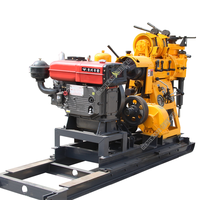 Plateforme de forage hydraulique pour puits profonds de 6 mètres avec tour de levage, rail coulissant, moteur diesel et pompe, capacité de levage de 4000 kg