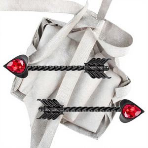 Xinfocus joyería del cuerpo circón <span class=keywords><strong>flecha</strong></span> pezón Barbell anillo Acero quirúrgico negro corazón pezón <span class=keywords><strong>Piercing</strong></span> moda <span class=keywords><strong>Piercing</strong></span> - Product Image 3