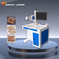Machine de marquage laser Galvo CO2 JUNFEI, prix usine Chine, 30W 60W 100W 200W, gravure personnalisée autofocus, AI DST