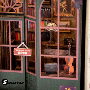 Librería de Libros en Miniatura de Madera Personalizada, Inserto para Estante, Rompecabezas 3D de Madera con Servicio de Corte Láser Personalizado - Product Image 2