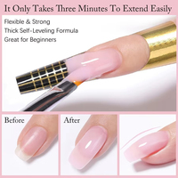 Vernis à ongles liquide acrylique 100g en gros avec étiquette personnalisée, 18 couleurs, gel UV de construction pour extension d'ongles
