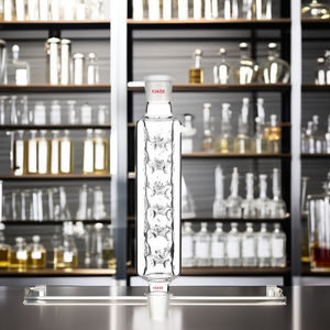 Colonne distillanti a doppia giacca lunghezza effettiva 21cm bocca smerigliata 24 # - Product Image 4