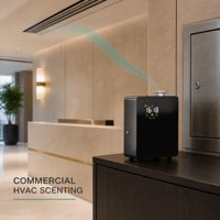 Diffuseur d'aromathérapie électrique sans eau en métal pour HVAC, installation murale et garantie d'un an
