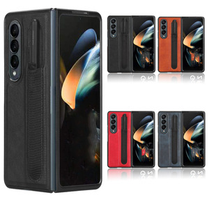 เคสโทรศัพท์มือถือหนัง PU กันกระแทกพร้อมช่องใส่ปากกา,สำหรับ Samsung <span class=keywords><strong>Galaxy</strong></span> <span class=keywords><strong>Z</strong></span> Fold 3 4ปี<span class=keywords><strong>2022</strong></span> - Product Image 2