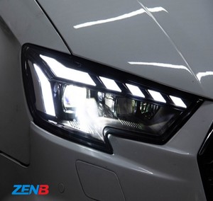 Conjunto de Faros Delanteros para Audi A3 2013-2016, Actualización a Estilo RS, Nuevas Luces LED de Circulación Diurna con Señal de Giro Secuencial, Luces de Proyección - Product Image 2