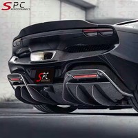 Kit carrosserie en fibre de carbone sèche SPC 296 pour Ferrari 296, style RY, kit carrosserie en fibre de carbone sèche pour Ferrari 296 2021+