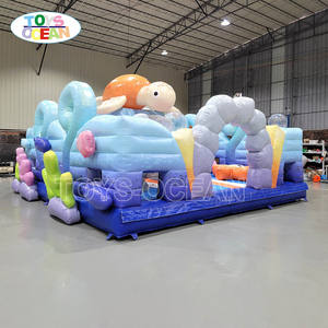 Jouets océan aire de jeux <span class=keywords><strong>tortue</strong></span> parc d'attractions gonflable château rebondissant parcours d'obstacles adapté aux activités commerciales des enfants - Product Image 3