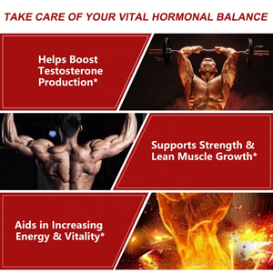 Complément alimentaire pour hommes : Booster de vitalité et de force <span class=keywords><strong>musculaire</strong></span> – Comprimés et capsules - Product Image 2