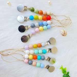 Chaîne de sucette en silicone anti-chute, attache pour bébé, accessoires assortis DIY, <span class=keywords><strong>cadeau</strong></span> de fête pour enfants - Product Image 2