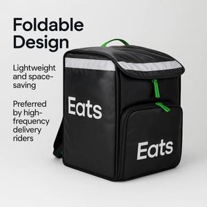Mochila Térmica con Estampado de Leopardo para Entrega de Alimentos, Pizza, Vino y Otros Productos, Ecológica, de Oxford Reciclable - Product Image 4