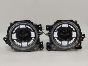 Phares LED <span class=keywords><strong>Suzuki</strong></span> <span class=keywords><strong>Jimny</strong></span> JB64 JB74 2019-2026, <span class=keywords><strong>Angel</strong></span> Eye 4 yeux, 6 yeux carrés, DRL, projecteur - Product Image 3