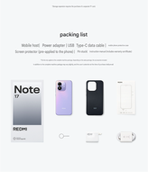 Nuevo Redmi Note 17 Original 2026 |   Pantalla OLED de 7 Pulgadas con Protección Ocular, Batería de Gran Capacidad de 8000 mAh, Carga Inversa, Resistente al Agua, Cámara HD de 50MP