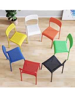 Chaises en plastique de meubles bon marché Offre Spéciale en gros chaise de loisirs colorée - Product Image 5