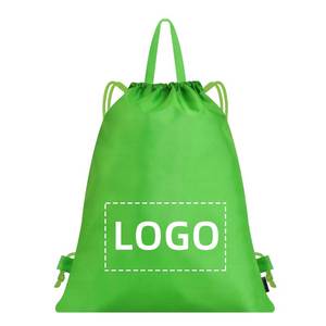 <b>Drawstring</b> <b>Backpack</b> with Logo <b>Drawstring</b> Shoe <b>Backpack</b> Waterproof Multicolor <b>Drawstring</b> <b>Backpack</b> - Product Image 1