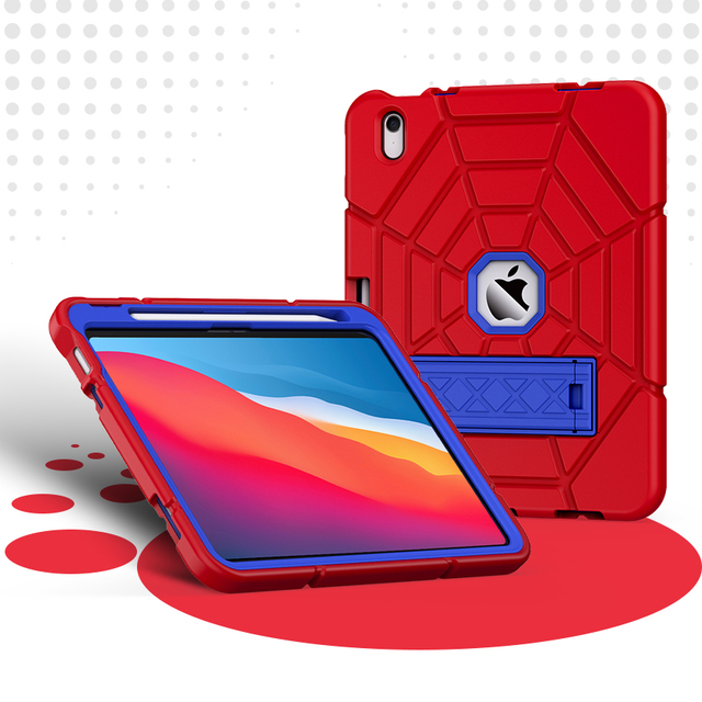 Stylish Design Shockproof Tablet Case for iPad 10.9 Inch Cover with Pencil Holder for Kids