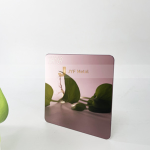 แผ่นสแตนเลส SS 304 ขนาด 4*8 นิ้ว สำหรับขาย สีทองตกแต่ง ผิวขัดเงาแบบกระจก 8K - Product Image 6